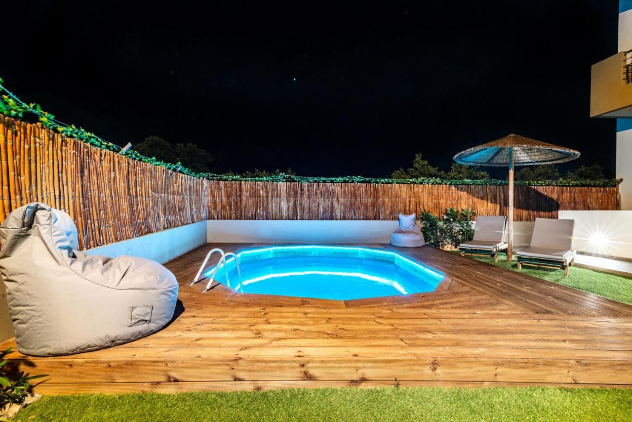 Cozy House With Pool Near Beach Gazi Eksteriør bilde