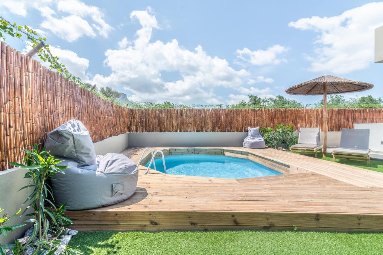 Cozy House With Pool Near Beach Gazi Eksteriør bilde